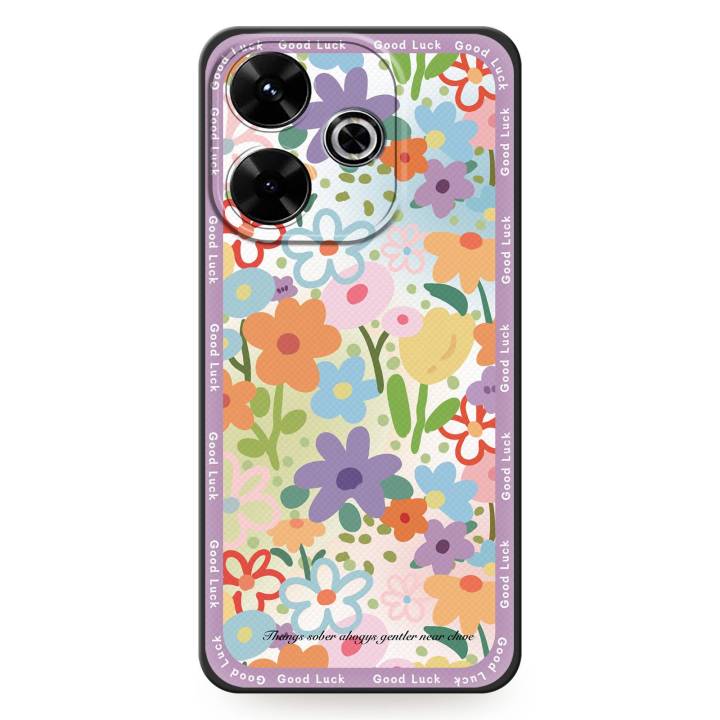 TPU%20Fashion%20Design%20Phone%20Case%20For%20Redmi13%204G/Note13R%205G/Xiaomi%20Poco%20M6%204G/M6%20Plus%20flower%20Anti-knock%20Soft%20case%20Full%20wrap%20-%20Image%206