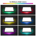 Dimmable Led Ceiling Lamps with RGB Backlight Remote Control Ceiling Light 110-265V Smart Light Fixture for Living Room ​Bedroom. 