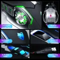 Firewings V6 Gaming Mouse Mause DPI Adjustable Computer Optical LED Game Mice Wired USB Games Cable Silent Programmable Mouse. 