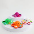 【COD New Tik Tok Pop It Fidget Toy flip face-changing octopus rodent extermination pioneer silicone fingertip gyro decompression toy. 