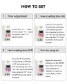 Timer V 110V12V 24 30A Weekly Timer Switch 1in Rail DC GEYA D6A 20A Programmable LCD Digital Timer Switch 220V Fixed. 