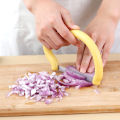 Kitchen gadget stainless steel banana slicer cucumber ham fruit and vegetable slicer. 