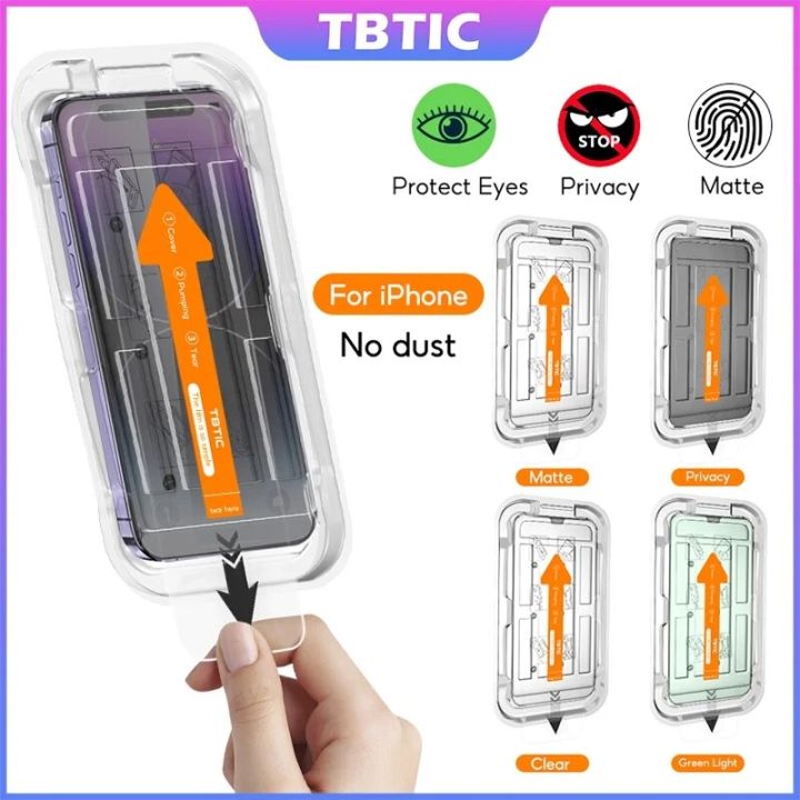 TBTIC Screen Protector For iPhone 15 14 13 12 11 Pro Max Plus XR X Xs