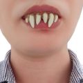 【HOT】 Fake Teeth For Werewolf Funny Accessories Cosplay Halloween Party Scary Horror Costume Horror Move. 