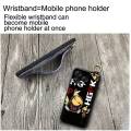 Anti-knock Wristband Phone Case For ZTE Blade V70 Vita/V70 Design protective Back Cover Kickstand ring Cute Cartoon. 