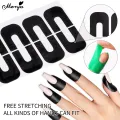 Monja 10Pcs/50Pcs Nail Art U Tape Anti-overflow Peel Off Tape Spill-Proof Sticker Nail Polish Edge Anti-Flooding Patch DIY Nail Art Tools. 