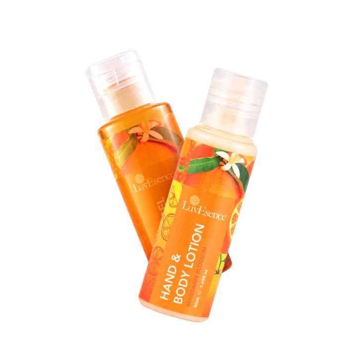 LuvEsence Mandarin Blossom - Mini Shower Essentials