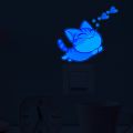 Cute Cat Luminous Wall Sticker For Living Room Girls Bedroom Modern Home Decoration Wall Glow in the Dark Light Switch Stickers. 