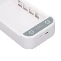 Phone Cleaner Box UVC Cleaner Box Phone Cleaner Machine USB Rechargeable Easy Operation Compact Versatile Cleaning Box for. 