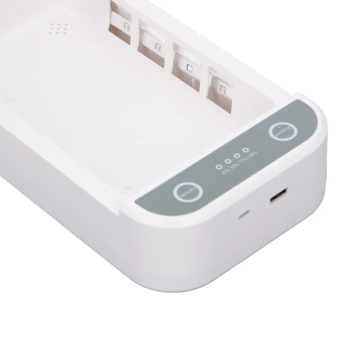 Phone Cleaner Box UVC Cleaner Box Phone Cleaner Machine USB Rechargeable Easy Operation Compact Versatile Cleaning Box for