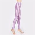 Leggings Dance Transparent Ultra-Thin Glossy Women's Yoga Stirrup Leggings Smooth Tights Stretch Shiny Sports. 