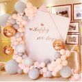 Blush Colored Party Pastel Latex Balloons 50 Pcs for Birthday Wedding Engagement Anniversary Christmas Festival any Friends & Family Party Decorations-pastel balloon. 