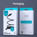 Nillkin 100w PD3.0 USB To Tpye C data Cable for iPhone 15 16 Pro Max Samsung Galaxy A55 Nylon braided Self-absorbing data cable. 