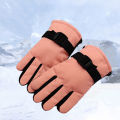 Children Winter Snow Warm Gloves Boy Girls Ski Snowboard Windproof Waterproof Thicken Keep Warm Gloves Fleece Ski Gloves Eatop. 