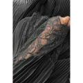 Abaya Store Pleated Allium Abaya (Lace Without Rhinestone) PREMIUM ABAYA DUBAI Jubah Abaya Pleated Lace Without Shawl. 