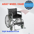 Adult Wheel Chair with Anti slip and Wear Resisting Wheels. 