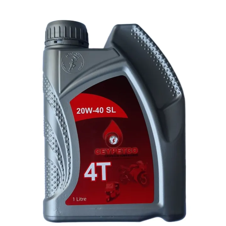 CEYPETCO 4T 20W-40 SL  (1L) Motorcycle Engine Oils For Motor Bikes and 2 Stroke Three Wheels