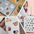 100PCS Cute Cat Meme Stickers - Viral Kitty Meme Doodle Decals For DIY Fun Layor. 