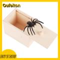 Oufeiton Spider in A Box Prank Scary Spider Prank Box Funny Halloween Trick for Party Gag Gift Buyer's Favorite Scary Spider Jump Scare Prank. 