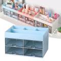Desktop Stationery Organizer Container Study Accessories Makeup Box Pen Holder Drawer for Countertop Home Bedroom Student Kids. 