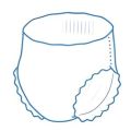 Mum & Me Baby Diapers - 4Pcs - Small / Mediuem / Large. 
