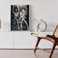 Top Model Naomi Campbell Kate Moss Smoking Poster Prints Wall Art Fashion Girls Iconic Celebrity Canvas Painting for Home Decor. 