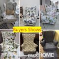 【Miga Plaza】Wing Chair Cover Stretch Spandex Armchair Covers Elastic Sofa Slipcovers With Seat Cushion Cover Footstool Covers. 