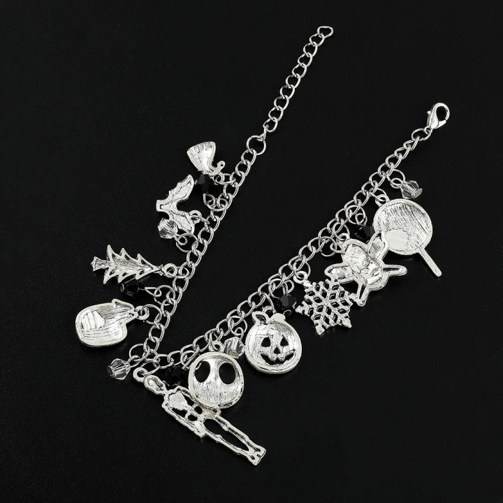 Disney%20Movie%20The%20Nightmare%20Before%20Christmas%20Jack%20Skellington%20Vintage%20Silver%20Plating%20DIY%20Bracelet%20for%20Women%20Party%20Accessories%20-%20Image%202
