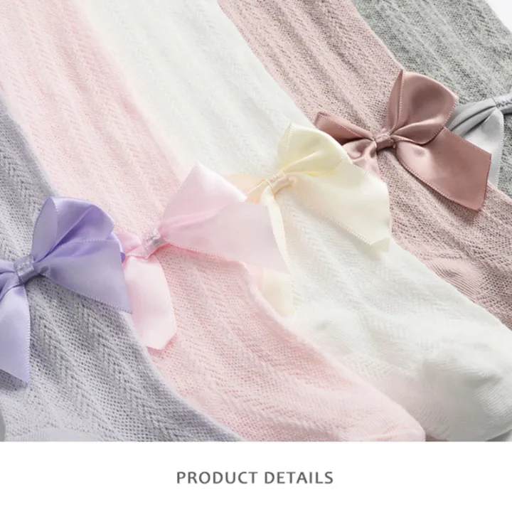 Bowknot%20Baby%20Girl%20Tights%20Mesh%20Soft%20Cotton%20Infant%20Pantyhose%20Breathable%20Solid%20Color%20Toddler%20Stockings%20Baby%20Girl%20Legging%20-%20Image%203