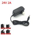 24 V 24 Volt Universal Power Supply Adapter AC DC 24V 2A Adaptor Switching 5.5*2.1mm. 