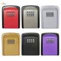 Portable Key Storage Lock Box Combination Lock Box for House red. 