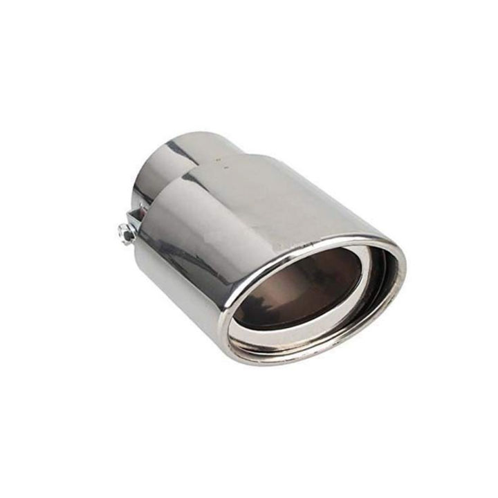 Car Exhaust/Silencer Muffler Tip for Straight Exhaust Pipe (Chrome)