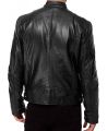 Leather Men's Biker Jacket (Genuine Leather). 
