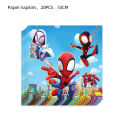 Spidey And His Amazing Friends Party Decoration Spiderman Birthday Theme Tableware Paper Plates Balloons Baby Shower. 
