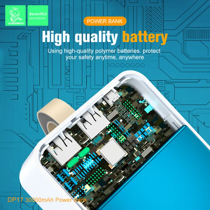 DENMEN%20DP17%20Power%20Bank%2030000mAh%20Universal%20Power%20bank%202.1A%20Quick%20Charge%20Dual%20USB%20Port%20Dual%20Output%20-%20Image%206