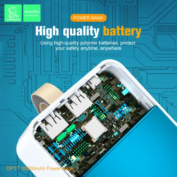 DENMEN%20DP17%2030000mAh%20Power%20Bank,%20Dual%20USB%20Output%20Ports,%202.1A%20Fast%20Charging%20Portable%20Charger,%20High-Capacity%20External%20Battery%20Pack%20for%20Smartphones,%20Tablets%20&%20Other%20USB%20Devices%20-%20Image%205
