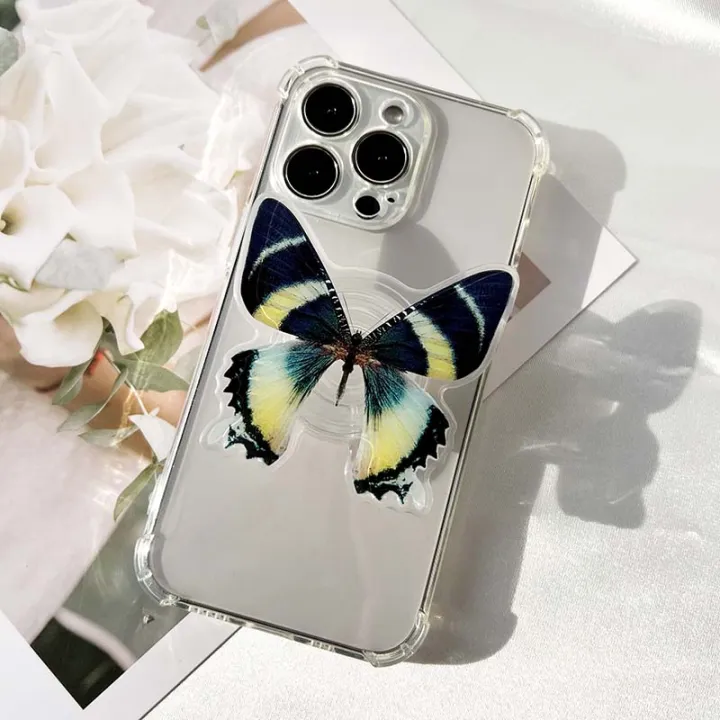 NEW%20Bionic%20Butterfly%20Phone%20Holder%203D%20Effect%20socket%20Folding%20Grip%20Tok%20Transparent%20handle%20insect%20phone%20Stande%20-%20Image%207