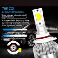 Super Bright H4 C6 36W 3800LM 6000K Car LED Headlight Hi/Lo Turbo Light Bulbs 2 PCs. 