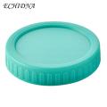 Food Grade Jar Lid Colorful Leak-proof Wide Mouth Jar Lid Airtight Food Grade Silicone Seal Bpa Free Universal Round Cup Cover 10pcs. 