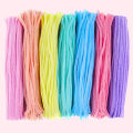 Hand Craft Accessories Child Toys 100PCS DIY Stuff Kid Creative Plush Chenille Sticks Stem Pipe Cleaner. 