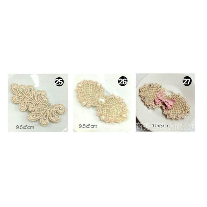 (3%20One%20Pack%20)%20Korean%20Style%20Pearl%20Lace%20Bow%20Bang%20Sticker%20Hook%20and%20Loop%20Fasteners%20Hair%20Fringe%20Grip%20Stabilizer%20Pad%20Cropped%20hair%20fastener%20Velcro%20-%20Image%202