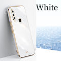 For Vivo Y15 Back Cover Luxury 6D Plating Frame Shiny Bling Cases Soft Silicone Square Protective Mobile Phone Case for Girls Boy. 