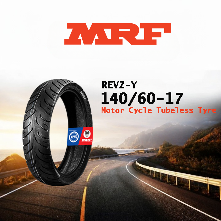 MRF 140/60-17 TUBE LESS REVZ-Y 6PR/63F,