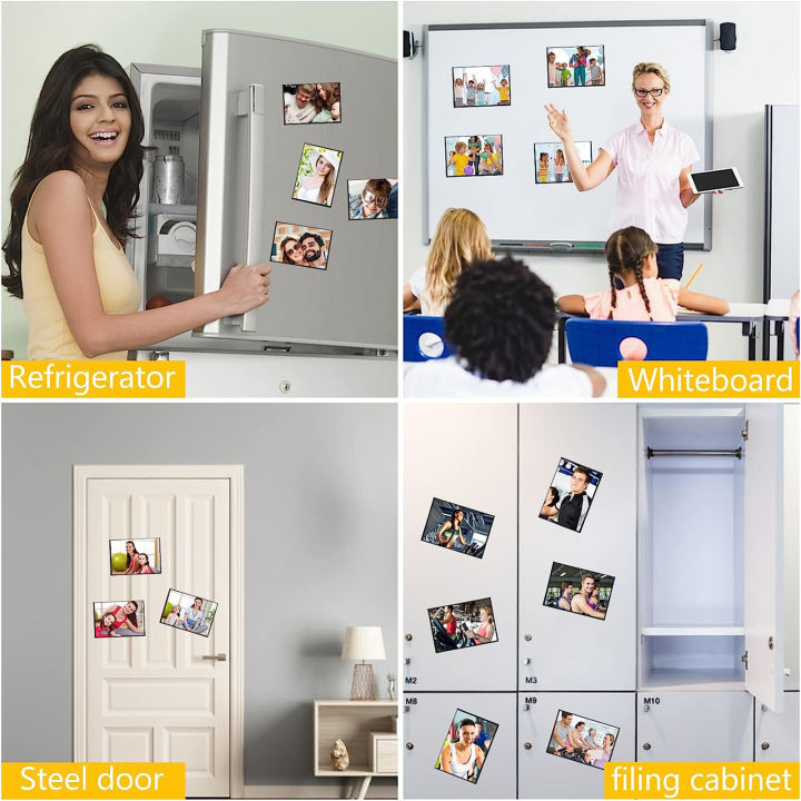 4x6%20Inch%20Magnetic%20Picture%20Frames%20Magnets%20Photo%20Frame%20Rectangle%20Poster%20Painting%20Frame%20for%20Refrigerator/Window/Wall%20Home%20Decor%20-%20Image%204