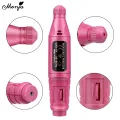 Monja Pro upgraded version of salon nail care file pen electric grinder machine tool grinder polishing drill equipment speed adjustable. 