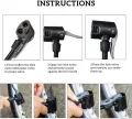 Rockbros Bicycle Pump Max 120 PSI Bike Manual Air Pump Balloon Tire Inflator Schrader Valve Floor Pump Cycling Accessories for BMX Tires. 