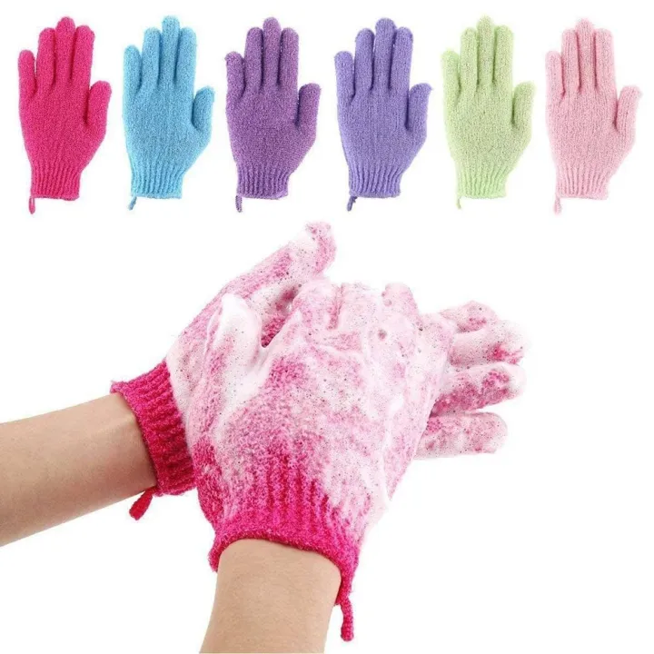 Masox%20Store%20Spa%20Massage%20Body%20Scrubber%20Cleaner/Nylon%20Exfoliating%20Multi-Purpose%20Gloves%20MainBasics%20Deep%20Cleansing%20Exfoliating%20Bath%20Gloves%20-%20Heavy-Textured%20Nylon%20Shower%20Scrub%20for%20Dead%20Skin%20Removal%20-%20Machine%20Washable%20with%20Hanging%20Loop%201pc%20-%20Image%204