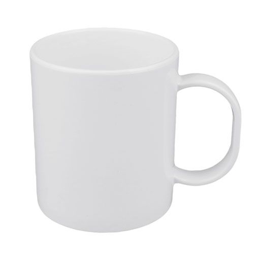 White Plastic Mug For Home use