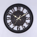 Vintage Digital Wall Clocks Wall Watch Horloge wall Quartz(Black). 