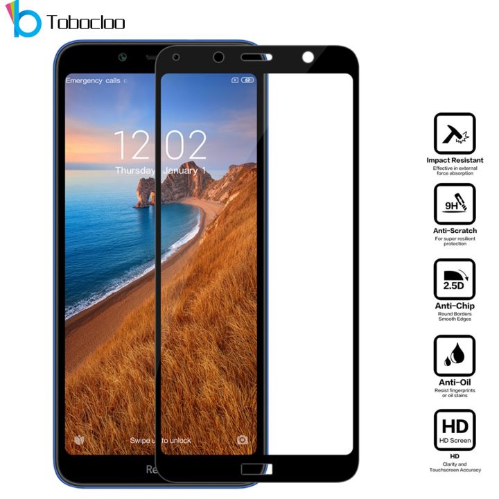 Full Glue Tempered Glass MTB Glass Mobile Phone For Redmi 7A